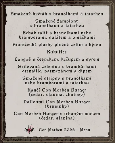 Jídelní lístek — strana 2